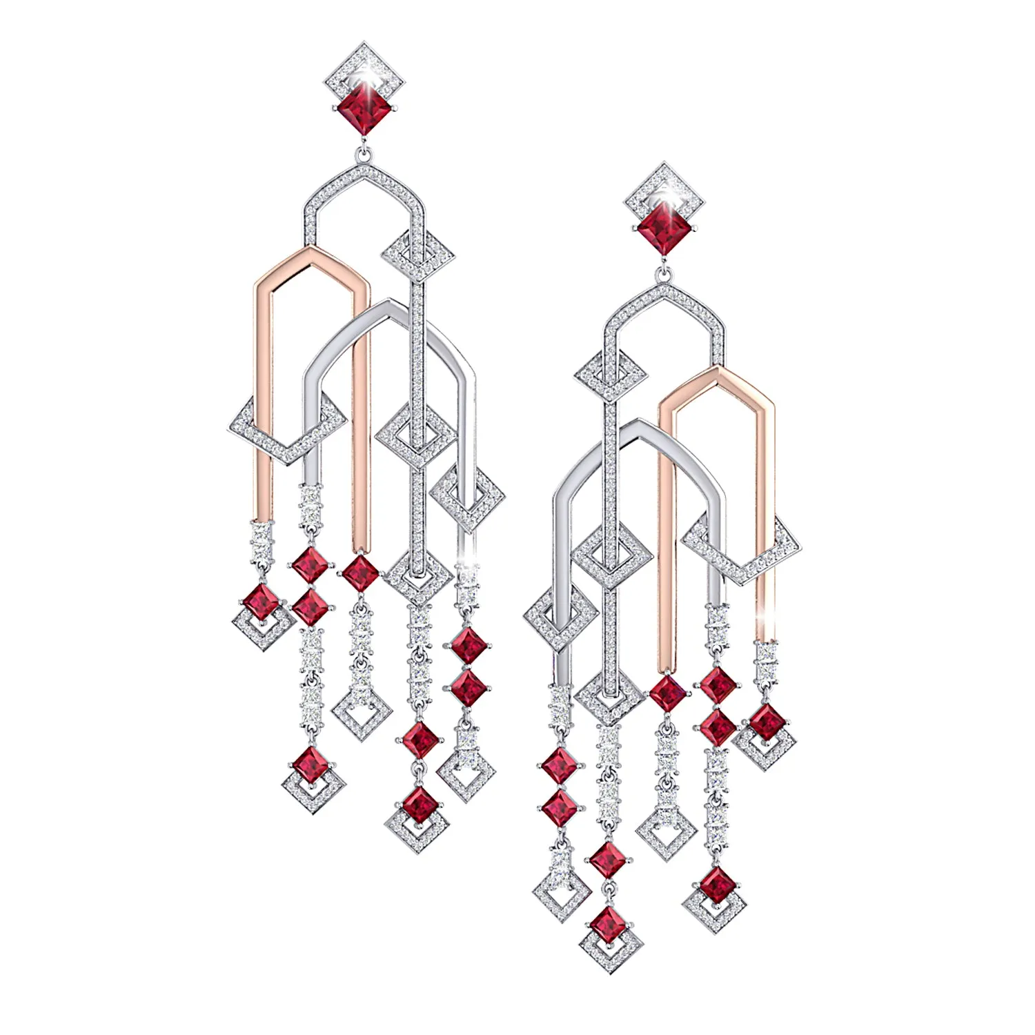 THE ADIGE RUBY CHANDELIERS