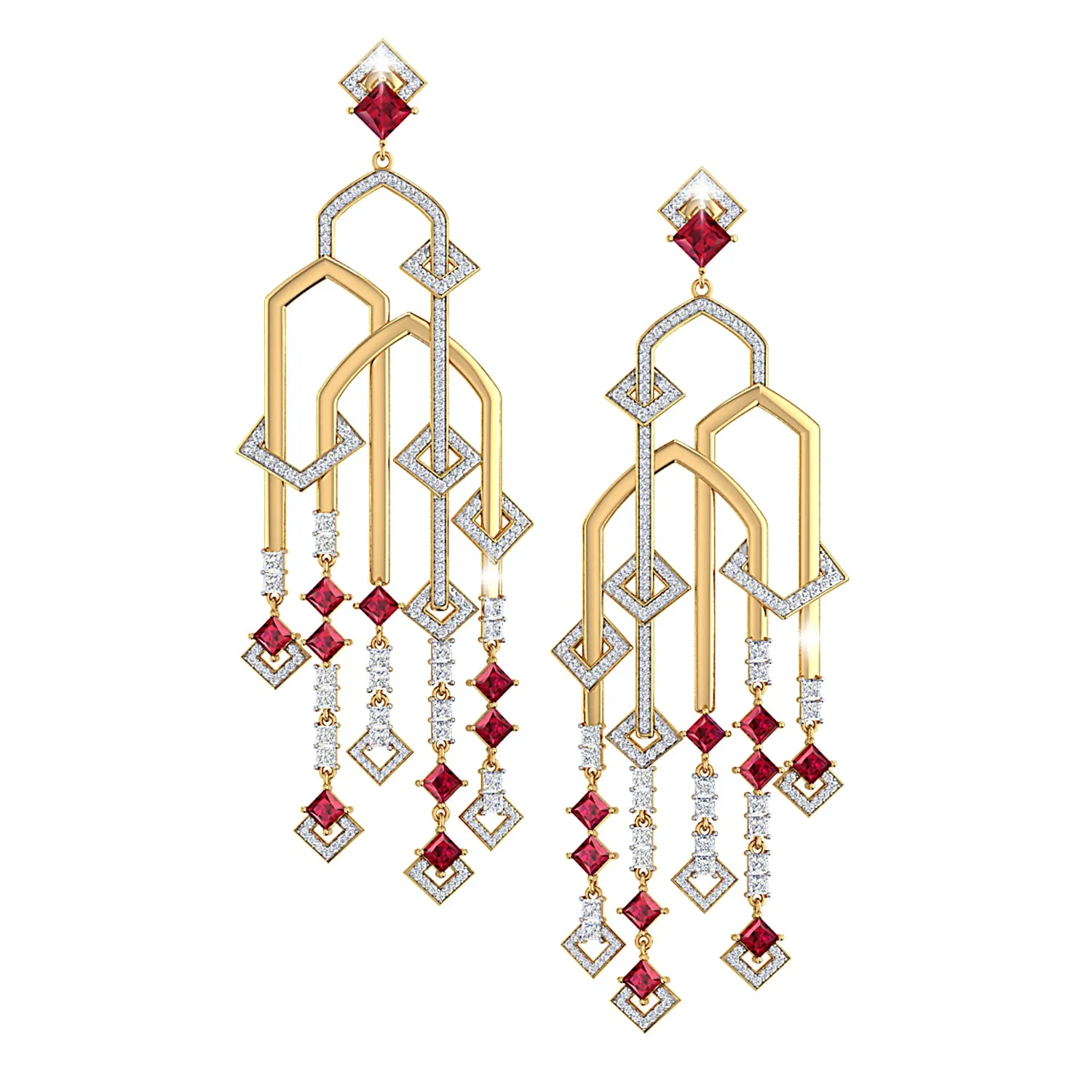 THE ADIGE RUBY CHANDELIERS