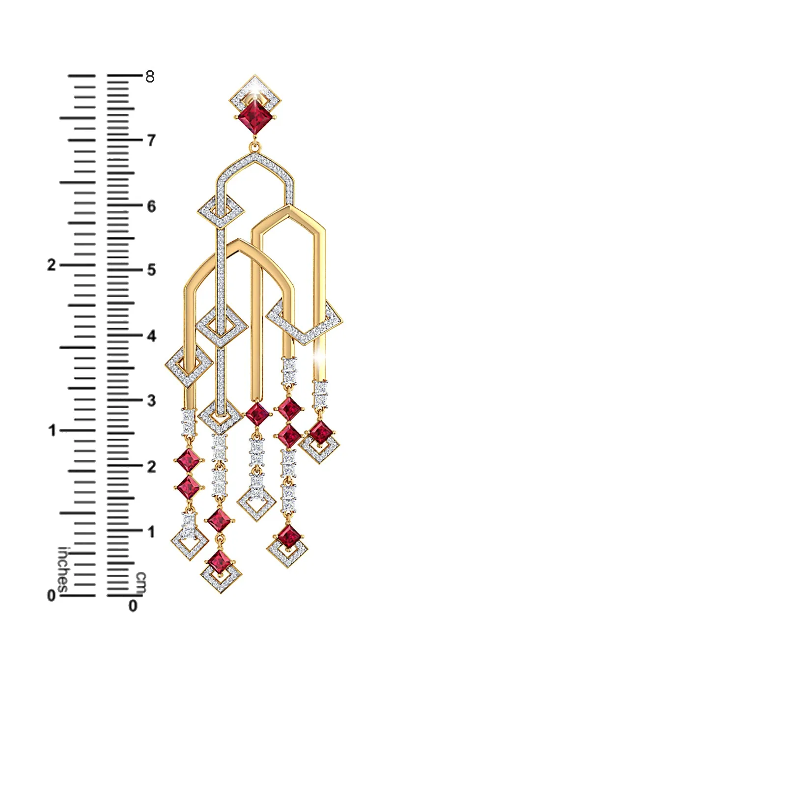 THE ADIGE RUBY CHANDELIERS