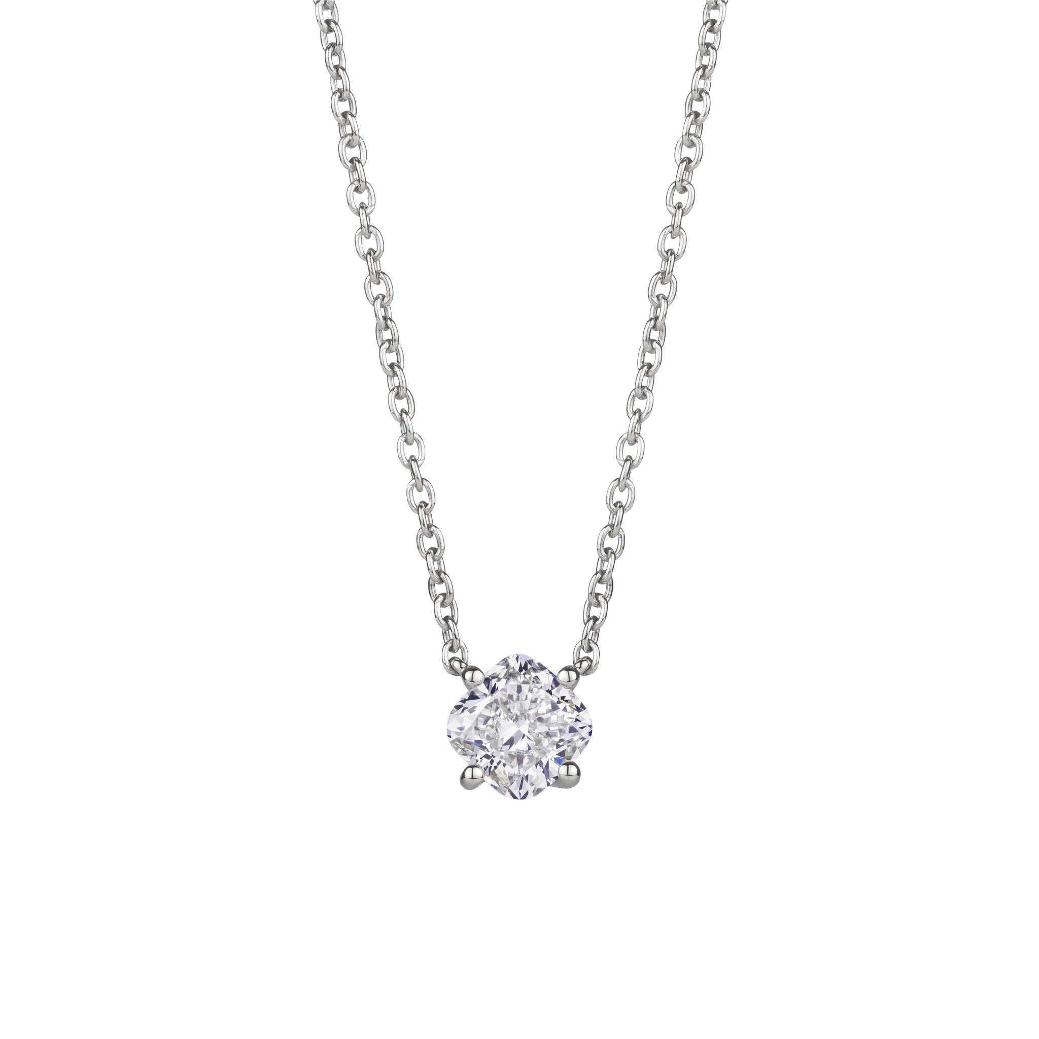 The Cushion Solitaire Pendant