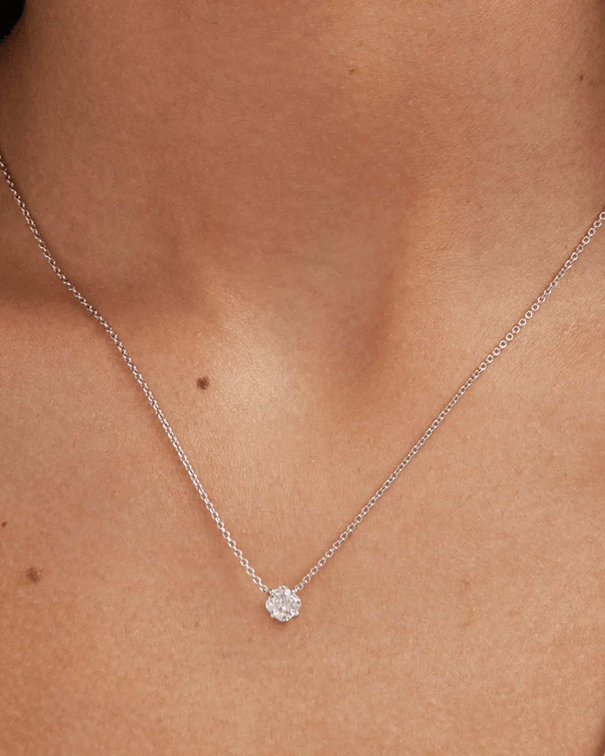 The Cushion Solitaire Pendant
