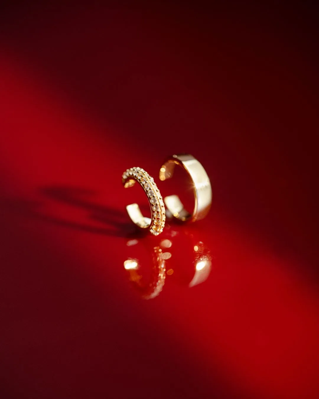 The Go-To Mixed ear cuff set - gold plated