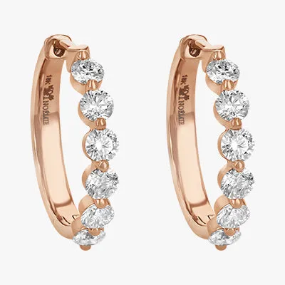 The Multiple Diamond Hoops with 1.5 Carats