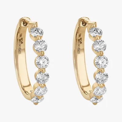 The Multiple Diamond Hoops with 1.5 Carats