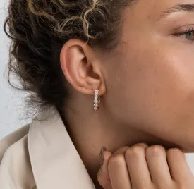 The Multiple Diamond Hoops with 1.5 Carats
