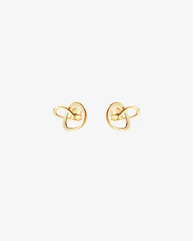 Together drop studs gold