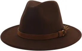 Unisex Fedora Fedora Sun Hats Panama Style with Wide Brim Beach Hat White Fedora Hats for Women