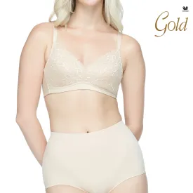 Wacoal Gold บราเพื่อสุขภาพแบบไร้โครง ไม่เสริมฟองน้ำ รุ่นWO1542  ( เข้าคู่ WO3116 ) สีเนื้อ (NN)