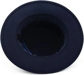 Wide Brim Fedora Hats for Women Dress Hats for Men Panama Hat Warm Flat Top Pork Pie Cap Panama Jazz Hat